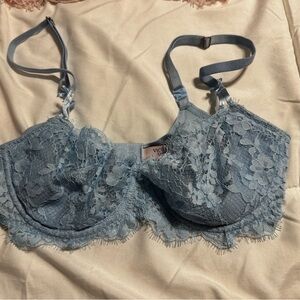 Victoria's Secret Blue Lace Bra